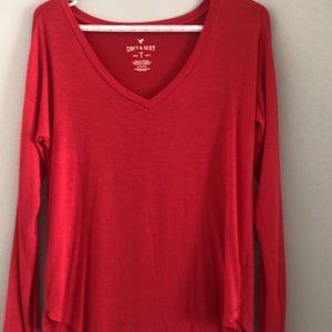 Soft & Sexy V-Neck Long Sleeve